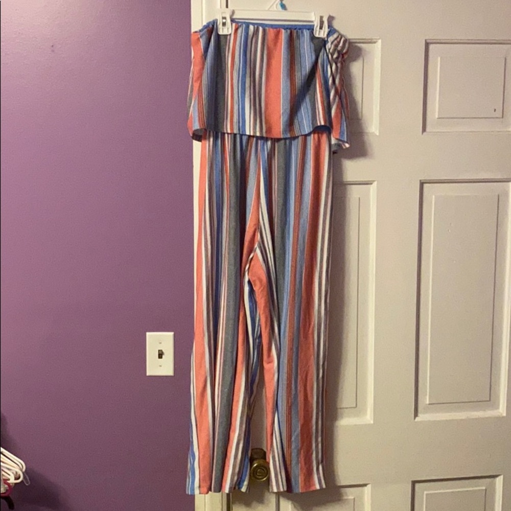 Strapless jumpsuit
